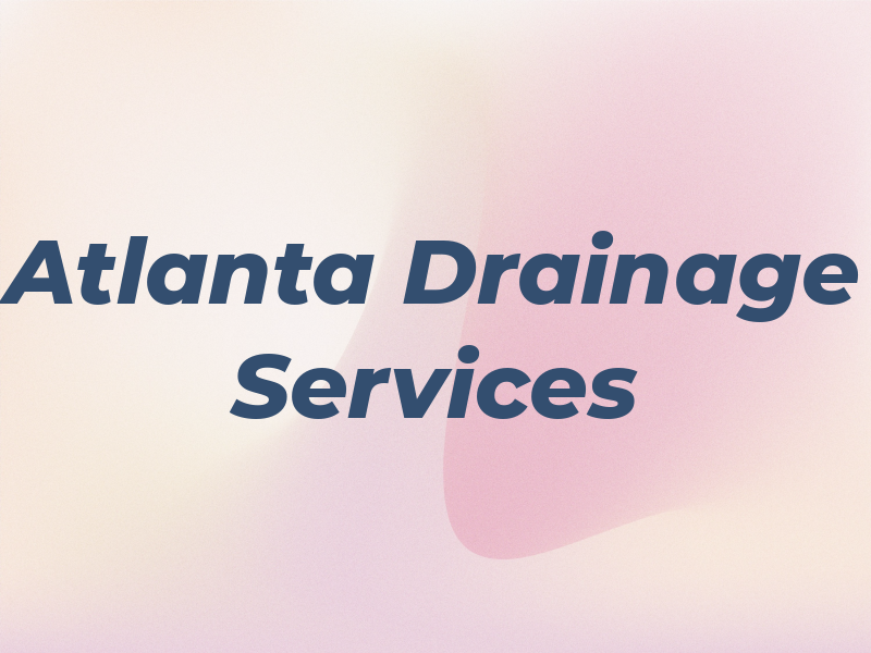 Atlanta Drainage Services