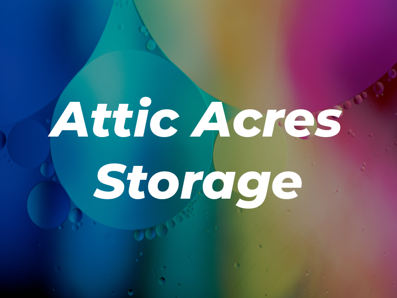 Attic Acres Storage