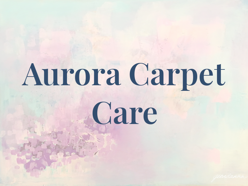 Aurora Carpet Care