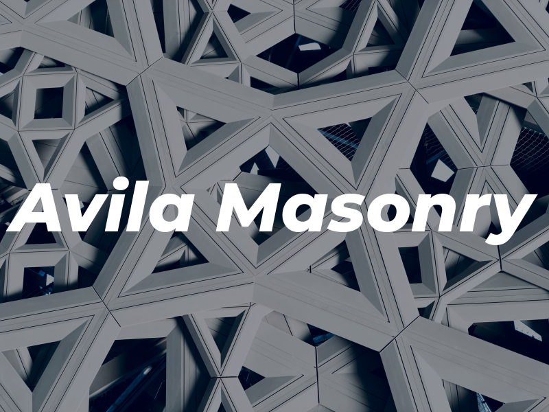 Avila Masonry
