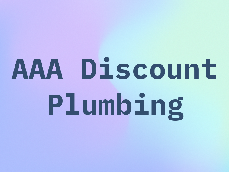 AAA Discount Plumbing
