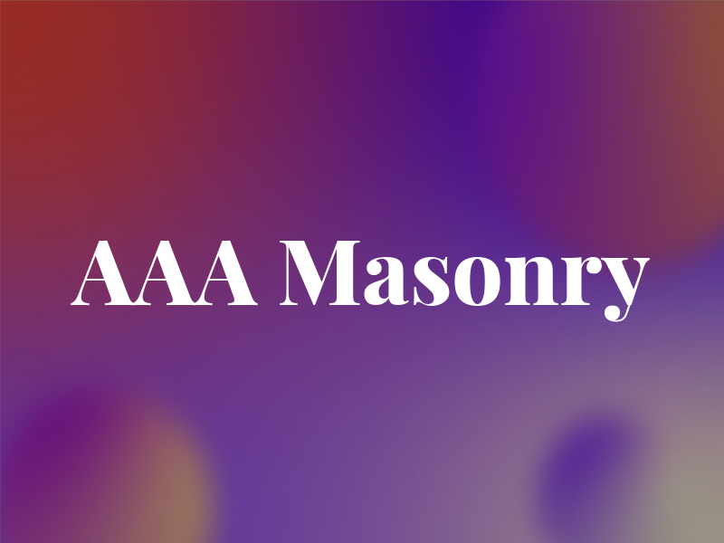 AAA Masonry
