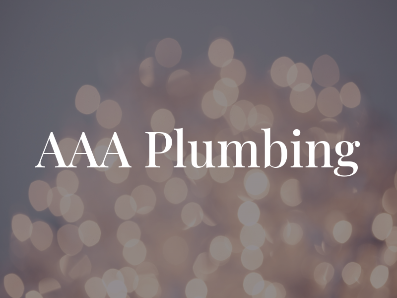 AAA Plumbing