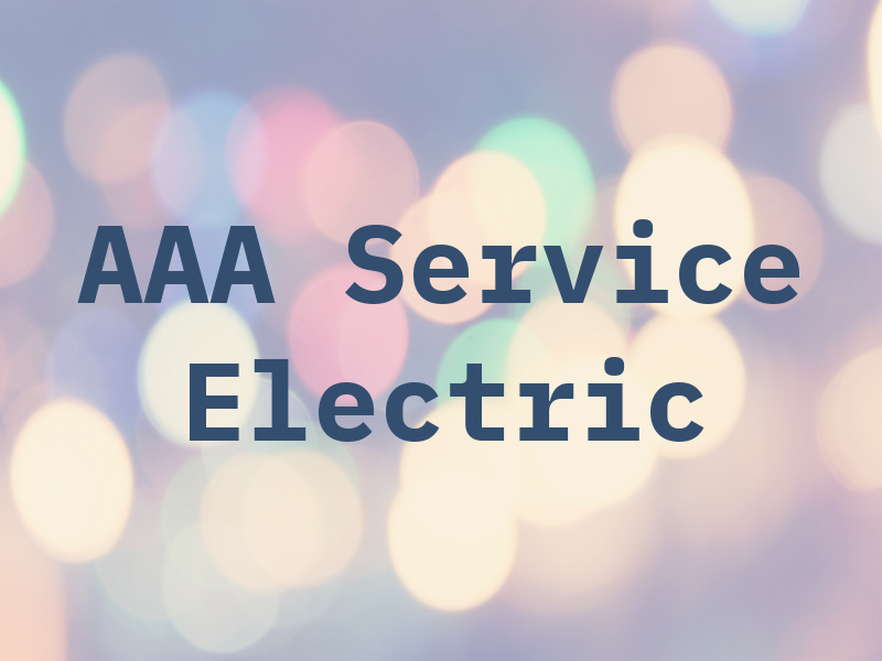 AAA Service Electric