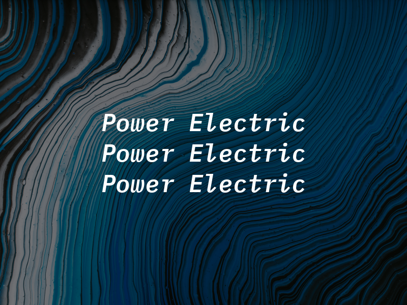 AB Power Electric AB Power Electric AB Power Electric