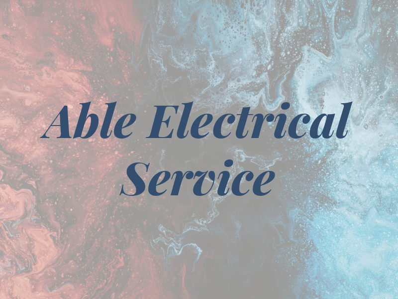 Able Electrical Service