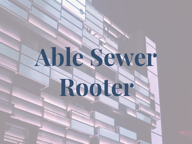 Able Tex Sewer Rooter