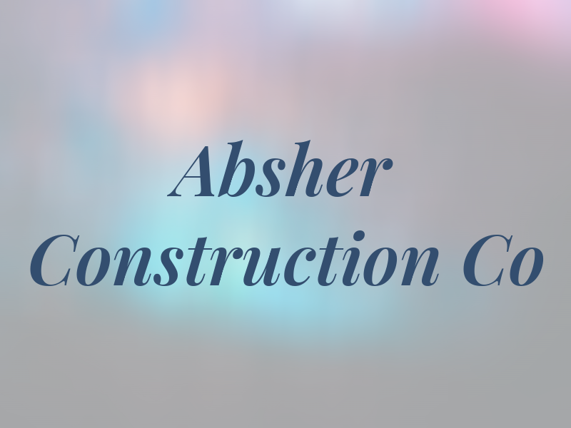 Absher Construction Co