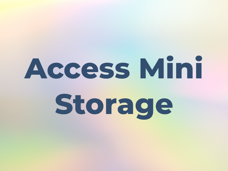 Access Mini Storage