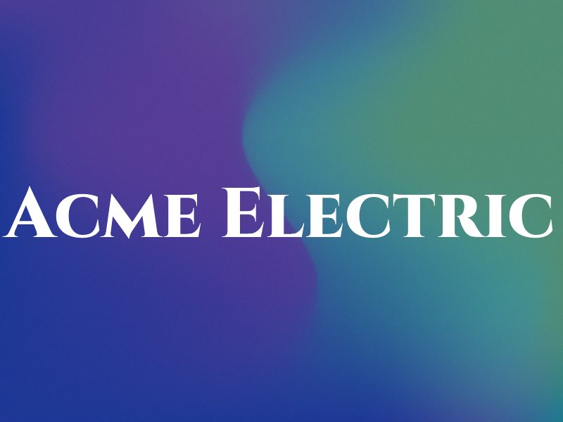 Acme Electric