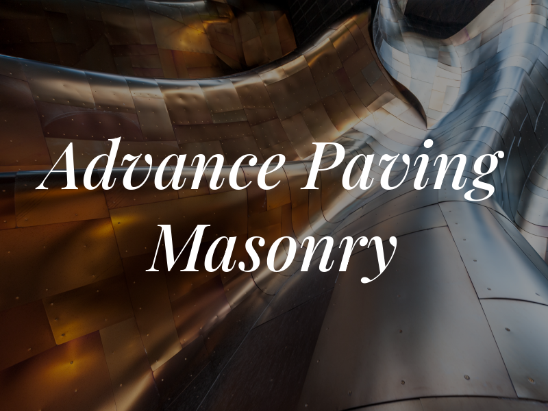 Advance Paving and Masonry