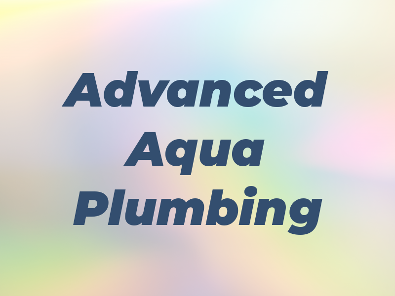 Advanced Aqua Plumbing