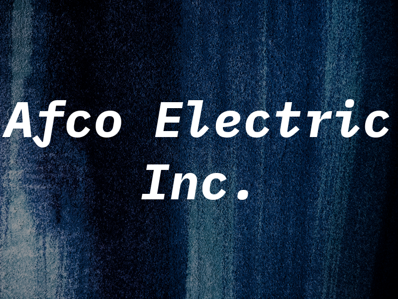Afco Electric CO Inc.