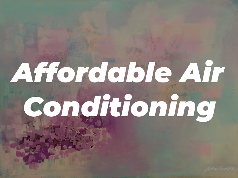 Affordable Air Conditioning
