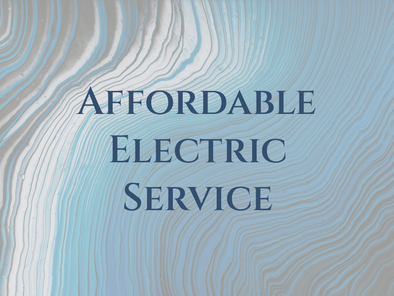 Affordable Electric Service Llc