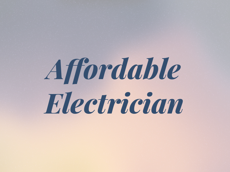 Affordable Electrician
