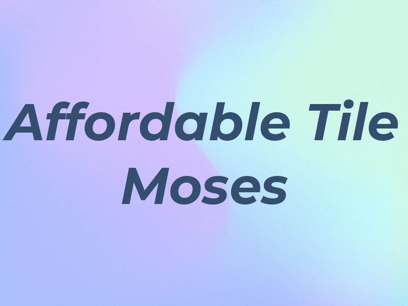 Affordable Tile by Moses