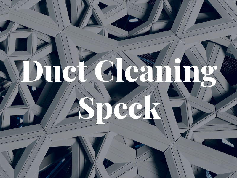 Air Duct Cleaning Speck