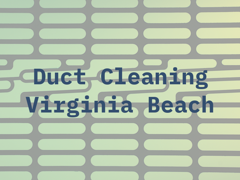 Air Duct Cleaning Virginia Beach