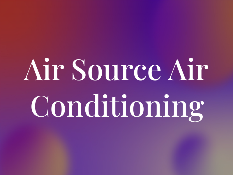 Air Source Air Conditioning