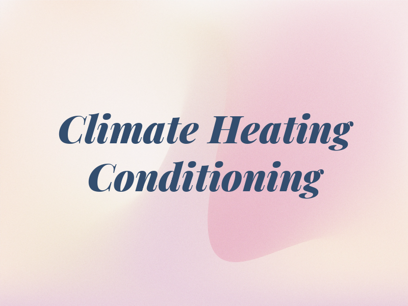 Air and Climate Heating and Air Conditioning