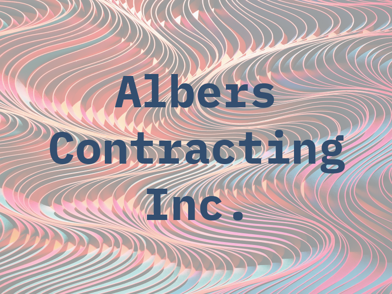 Albers Contracting Inc.