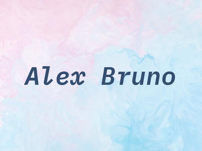 Alex Bruno