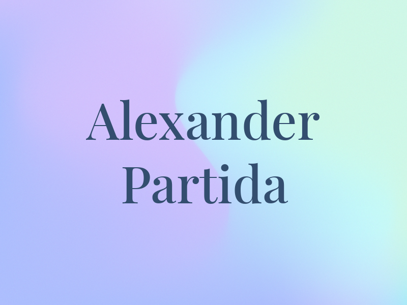 Alexander Partida