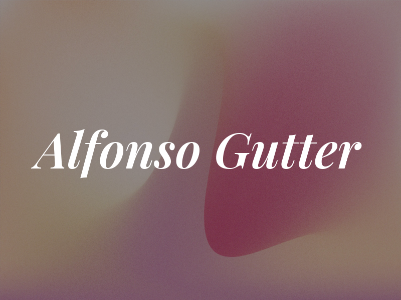 Alfonso Gutter
