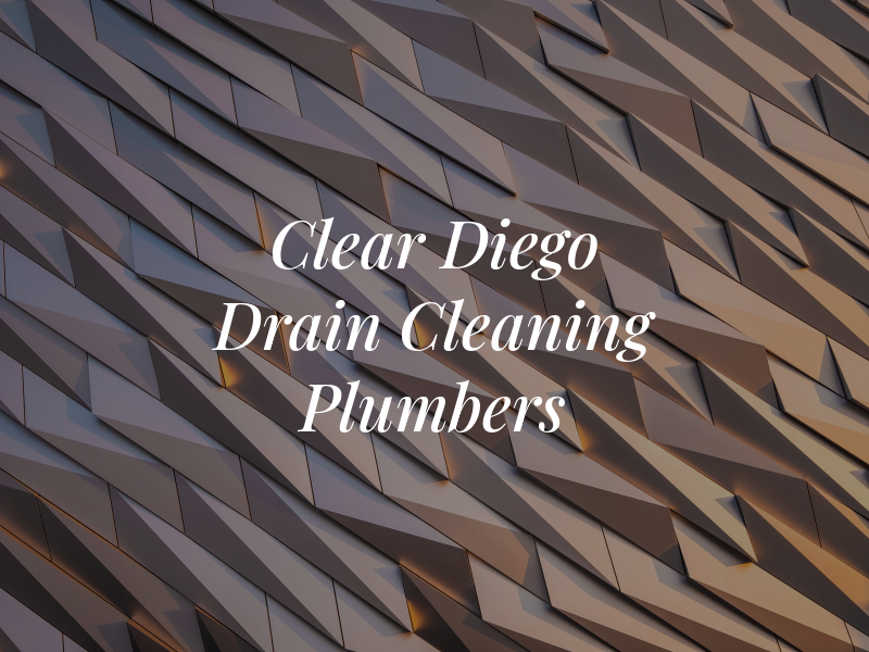 All Clear San Diego Drain Cleaning & Plumbers