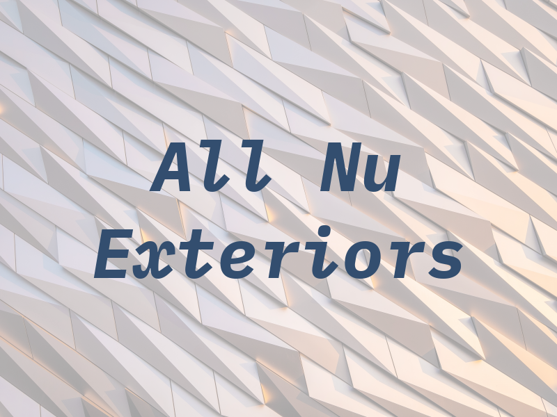 All Nu Exteriors