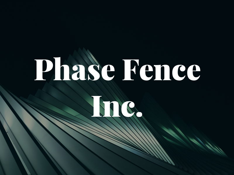 All Phase Fence Inc.