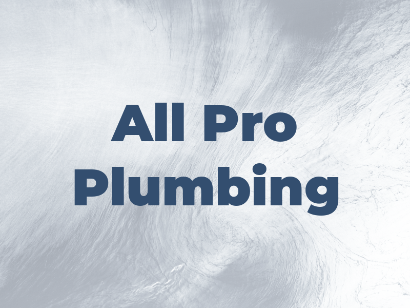 All Pro Plumbing