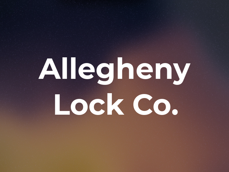 Allegheny Lock Co.