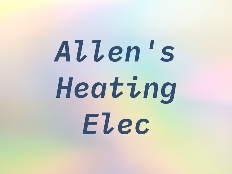 Allen's Heating Air & Elec
