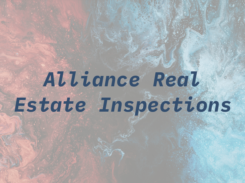 Alliance Real Estate Inspections