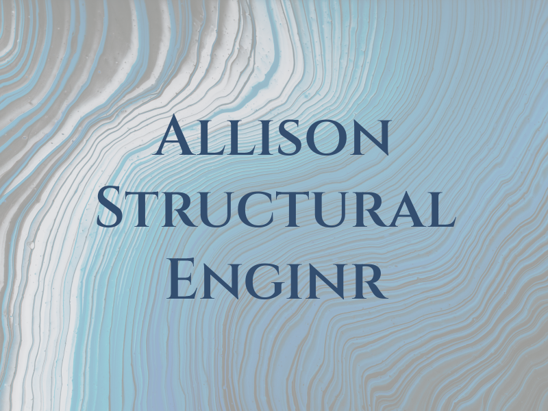 Allison Ide Structural Enginr