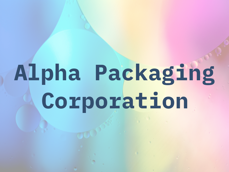 Alpha Packaging Corporation