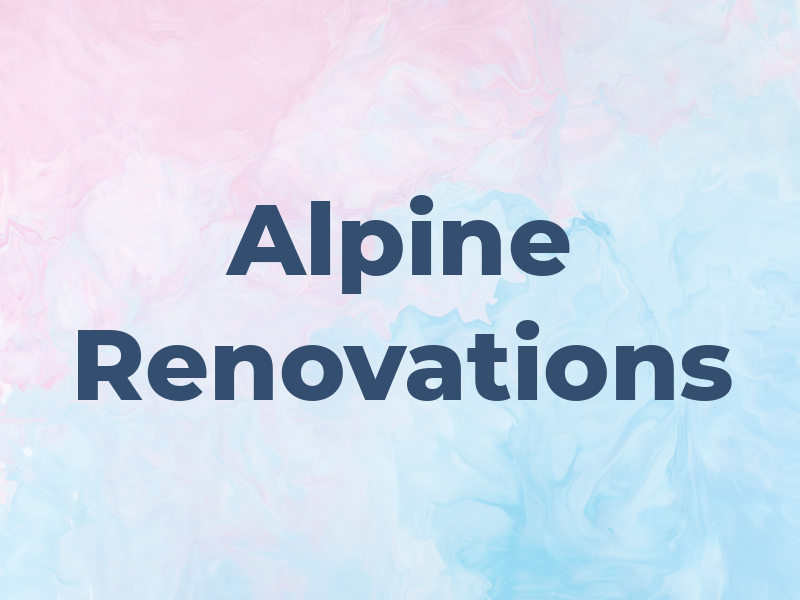 Alpine Renovations