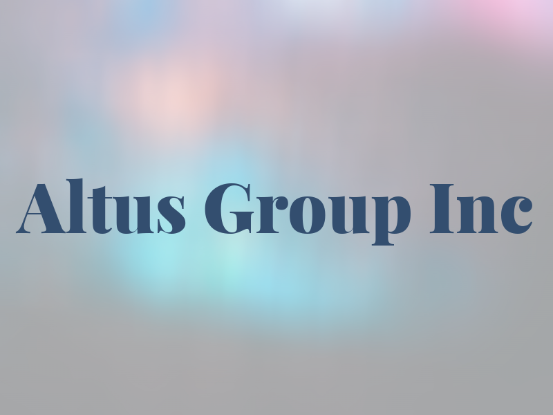Altus Group Inc