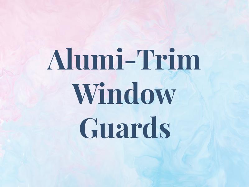 Alumi-Trim Window Guards