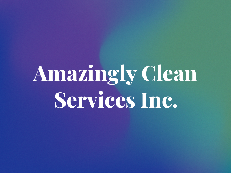 Amazingly Clean Services Inc.