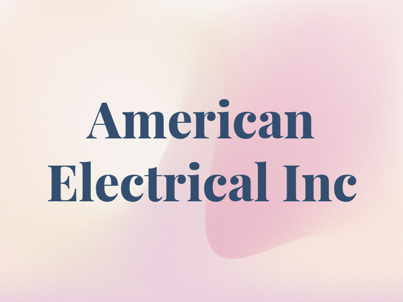 American Electrical Inc