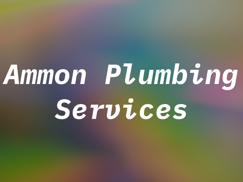 Ammon Plumbing Services