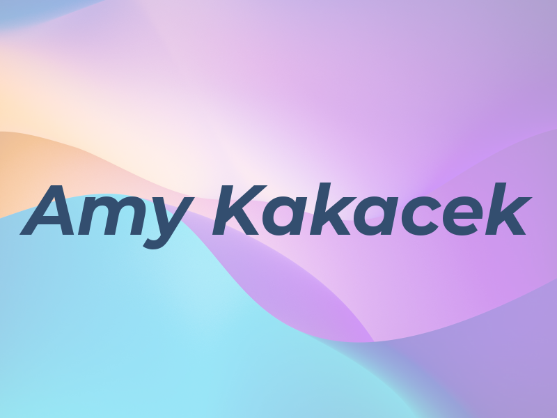 Amy Kakacek