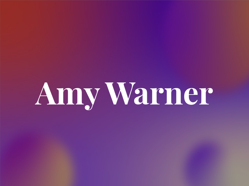 Amy Warner