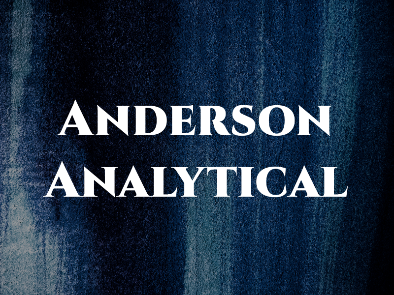 Anderson Analytical