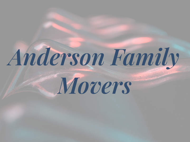 Anderson Family Movers