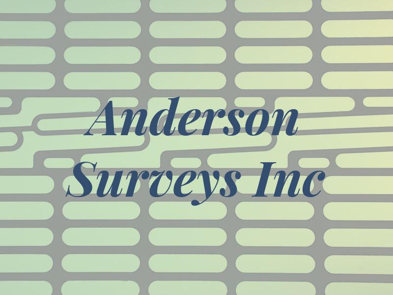 Anderson Surveys Inc