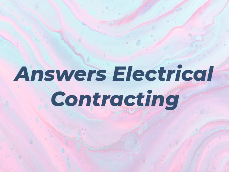 Answers Electrical Contracting